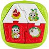 Chicco Puzzle della Fattoria 2in1, Gioco Puzzle e Forme Incastro per Bambini, con 8 Pezzi, 8 Formine, 2 Sfondi Illustrati, Giochi Educativi per Bambini 10 Mesi - 3 Anni