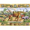 Nathan puzzle da 150 pezzi di specie di dinosauri con selezionatore di pezzi NATHAN - da 7 anni in su