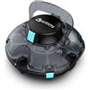 WINNY POOL CLEANER Winny 200 Robot Piscina, Piscina Senza Fili con Batteria, Autonomia 75 Min per Piscine Fuori Terra 60 m², Doppia Filtrazione, Parcheggio Automatico(Nero Traslucido)