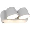 B·LED BARCELONA LED BARCELONA LED Applique LED KOP-2 12W Orientabile Bianca 3000K | Alluminio opaco, 100x265x120 mm, 1050 lm, IP20 per interni, luce da lettura, 220-240V AC