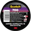 Scotch Nastro elettrico in vinile 700, 1 rotolo, nero, 1,9 cm x 20 m, uso generale, grado commerciale, adatto a temperature fino a 194 gradi, altamente flessibile, elastico e conformabile (700)