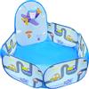 MAIKEHIGH Piscina di Palline per Bambini, Piscinetta da Gioco Pieghevole Pop-up con Cerchio da Basket, Regalo per Ragazzi Ragazze Regalo di Natale (Palline Non Incluse)