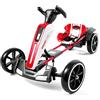 Ducati Corse Speed Kart - Kart elettrico per bambini e ragazzi pieghevole con luci e suoni, marcia avanti e indietro, 6 km/h, bianco e rosso