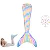 GENERIC Costume Cosplay per bambine Abbigliamento Per Bambine -Materiale Ad Asciugatura Rapida,codadasirenabambina-140