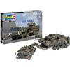 Revell - 03311 Slt 50-3 Elefant + Leopard 2A4, Non Verniciato