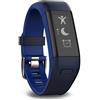 Garmin vivosmart HR+ OLED Braccialetto per rilevamento di attività Nero, Blu