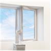 Innoliving INN-52001 Guarnizione Universale in Tessuto per Finestre fino a 4 Metri per Condizionatore d'Aria Portatile e Deumidificatore - Bianco