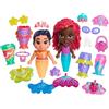 Just Play Set di bambole deluxe Disney Junior Ariel Pop Tails con accessori, 19 pezzi, giochi di finzione, giocattoli per bambini dai 3 anni