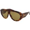 Gucci GG2128S 002 | Occhiali da Sole Graduati o Non Graduati | Plastica | Pilot | Havana | Adrialenti