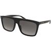 Saint Laurent SL 904 001 | Occhiali da Sole Graduati o Non Graduati | Prova Online | Plastica | Rettangolari | Nero | Adrialenti