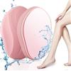 Purezing Epilatore Indolore, Depilatore Donna Riutilizzabile, Pietra Depilatoria Applica a Gambe, Braccia e Schiena (Rosa)