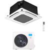 MIDEA CONDIZIONATORE MIDEA CASSETTA 4 VIE COMPATTA BREEZELESS 18000 BTU MONOSPLIT INVERTER R32 MCA4U-18HRFNX(GA) A++