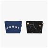 Eco Right Borsa per cosmetici in tela Eco Right: borsa per trucchi da viaggio per donne e ragazze, organizer per borsetta con cerniera