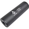 CYMA SILENZIATORE DELTA FORCE NERO FULL METAL 110MM DOPPIO FILETTO