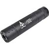 CYMA SILENZIATORE DELTA FORCE NERO FULL METAL 145MM SINISTRO