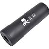CYMA SILENZIATORE SKULL NERO FULL METAL 110MM DOPPIO FILETTO