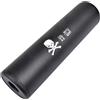 CYMA SILENZIATORE SKULL NERO FULL METAL 130MM DOPPIO FILETTO