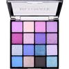 EONFAVE Palette di ombretti con 16 colori - finitura opaca e luccicante ad alta pigmentazione Eye Shadows, lunga durata e resistente al sudore, paletta per tutti i giorni e le feste (01 blu)