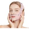 Probuk Doppio Mento Maschera Viso Snellente,Maschere Riutilizzabili A V,Maschera Doppio Mento Contorno Viso,Fascia Per Il Lifting Del Per Il Dimagrimento, Rassodare Il Contorno E Mento,Donna E Uomo