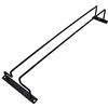 Hoshen Porta calice invertito a fessura singola, supporto per bicchiere di vino con viti, supporto in vetro semplice da appendere per armadietto da bar domestico, 40 cm