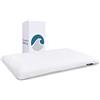 Bluewave Bedding, Cuscino super sottile in memory foam per chi dorme su stomaco e schiena, design sottile e piatto per allineamento cervicale del collo e sonno profondo (altezza 8,1 cm, king size)