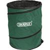 Draper 34041 Secchio Pieghevole Multi Uso Tipo Popup, Verde