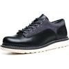 SL-Saint Uomo Fatto a Mano a Bassa Tazza di Moda Stivali Genuini in Pelle Bovina Scarpe Moda Lace Up (Moda Nero, Adulto, Uomo, 42, Numero, Sistema Taglie Calzature EU, Media)