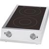 Attrezzature Professionali Piastra a Induzione Doppia Verticale IND700D - N° 2 Piastre di Riscaldamento - Watt 800 / 5000