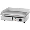 Attrezzature Professionali Griglia Elettrica Professionale Media WHN55RL - Linea Smart Line - 1/3 Piano Rigato e 2/3 Piano Liscio