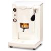 FABER COFFEE MACHINES | Modello Piccola Slot | Macchina caffe a cialde ese 44mm | Colore Bianco plastiche Bianco | Pressacialda in ottone