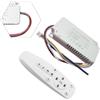 TIANHENGMart Trasformatore driver LED con telecomando RF 2.4G per controllo dell'illuminazione a nastro LED 24 W 40 W 60 W 80 W Supporto carico AC170-245 V Uscita ingresso 60-130 V 90-165 V 120-200 V ((24-40) X2