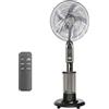 LXHGVKHJ Ventilatore a Nebulizzazione da Esterno, Ventilatore Oscillante Portatile da 40 cm con Telecomando e Serbatoio da 4L, Ventilatore a Colonna Potente per Ufficio, Campeggio e Camera da Letto(29 inches)