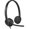 Logitech H340 Cuffie con filo e cavo USB-A