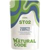 natural line Natural Code Gatto Busta (St02) Adulto Sterilizzato Tonnetto & Mirtilli 70 Gr