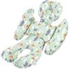 Generic Cuscino di supporto per la testa e il corpo del passeggino, inserto in tessuto di cotone, cuscino ergonomico per passeggino, seggiolini auto, asilo, viaggi, all'aperto, casa, comfort