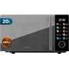 Cecotec Microonde 20L con Grill Proclean 6130 Black. 700 W e grill da 800 W, 8 programmi, 10 livelli di potenza, schermo touch a colori, scongelamento, timer, piatto girevole 255 mm