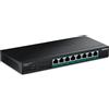 Trendnet TPE-BG380 switch di rete Non gestito 2.5G Ethernet (100/1000/2500) Supporto Power over (PoE) Nero [TPE-BG380]