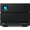 LaCie 2big Dock v2 array di dischi 60 TB Desktop Nero [STLG60000400]