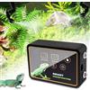 GuKKK Nebulizzatore Terrario,GuKKK Sistema di Nebulizzazione per Rettili, Umidificatore per Rettili Automatico con Timer e Rotazione Regolabile a 360°,Umidificatore Rotante per Anfibi Retti Piante