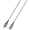 SKROSS Cavo USB Kabel da USB-C 2.0 a Lightning, intrecciato, 2,00m grigio spazio (SKCA0016C-MFI200CN)