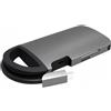 UMAX Stazione dock UMAX U-Connect, con connettore Type-C, multipresa: HDMI (risoluzione massima 4K), 3 porte USB 3.0, LAN, lettore di schede SD e micro SD