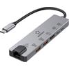Renkforce Docking station USB-C Renkforce RF-USBH-550 Adatta alle docking station di marca Acer Apple (RF-6649662)