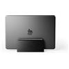 OEM Dock verticale per laptop in legno nero, singolo
