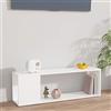 vidaXL Mobile Porta TV Bianco 100x24x32 cm in Legno Multistrato