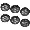SPRHR 6 Pezzi Griglia Aerazione Tonda, Griglie Aerazione 60mm, Griglia Ventilazione, Ventilato, non Facile da Allentare, Adatto per Mobili da Cucina, Armadi, Bagni e Anche Dispense