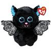 TY Beanie Boos - Batrick il Pipistrello Nero con Occhi Azzurri Grandi e Glitter, il Peluche con gli Occhi Grandi Scintillanti - Speciale Halloween - 15 Cm - T37349