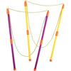 Kievano 2 bolle di sapone giganti - bacchette bolla gigante set, viola e giallo, gioco outdoor per bambini e adulti, ideale per giardino e feste