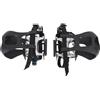 Annadue Pedali per Cyclette, Pedali per Bicicletta in Alluminio 9/16 con Fermapiedi e Cinghie, Compatibili con Bike Ciclismo Indoor, per Bici Fitness Antiscivolo per Bicicletta Stazionaria