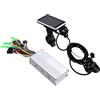 Fawfose Controller per Bici Elettrica, Uscita da 500 W, Controllo Sensibile e Buon di Protezione, Ampio Display a Colori HD, Installazione Plug and Play, Design a Guscio