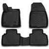 Element Tappetini in gomma antiscivolo premium 3D personalizzati FORD Tourneo Courier, 12/2014->, 4 pez.